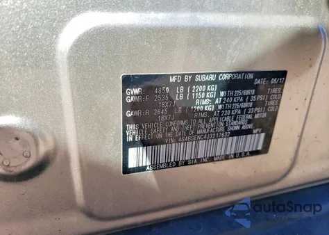 2018 Subaru Outback 3.6R Limited z USA, uszkodzony, nr VIN 4S4BSENC4J3217632